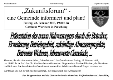 Einladung Zukunftsforum